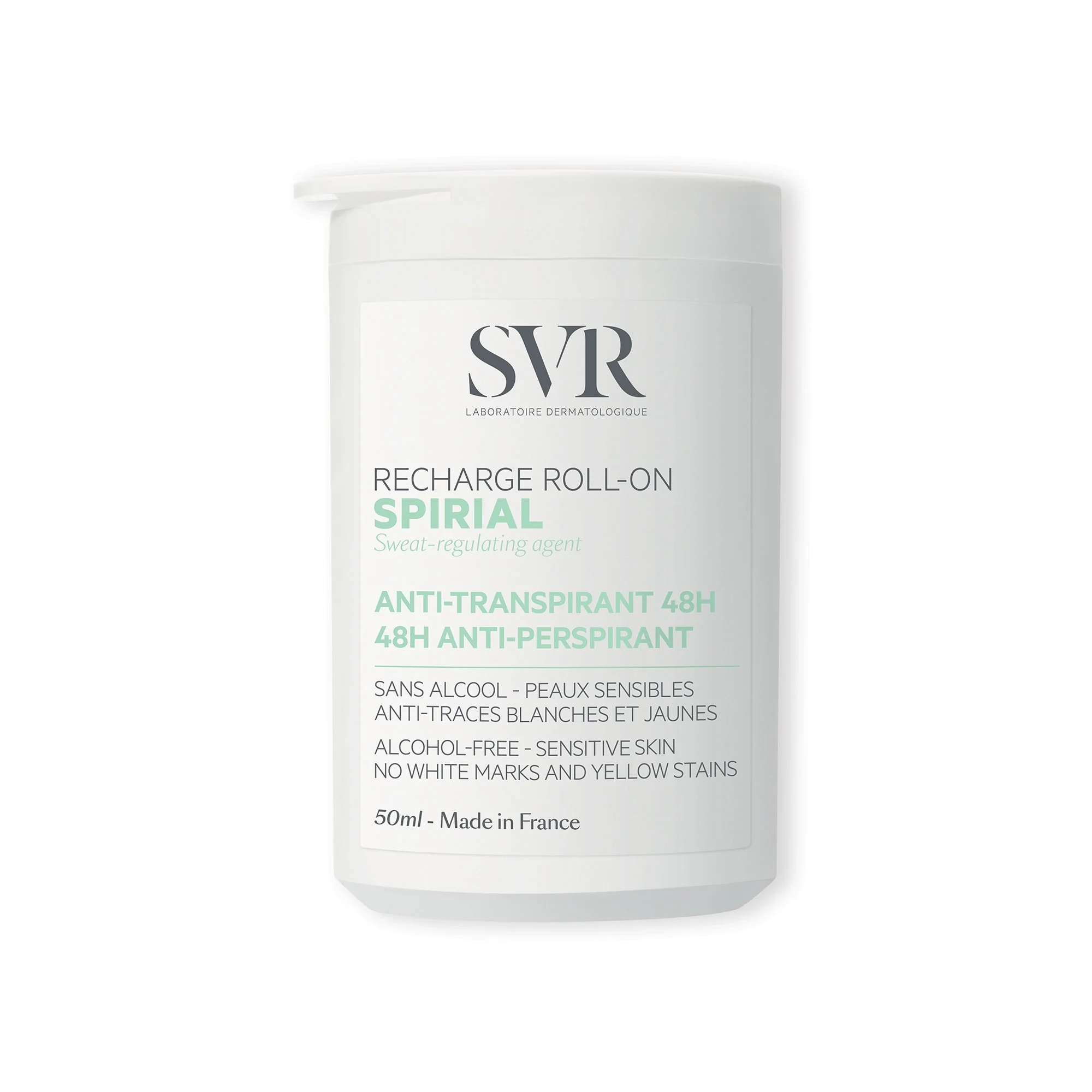 SVR Spirial Recharge antyperspirant w kulce, wkład uzupełniający, 50 ml
