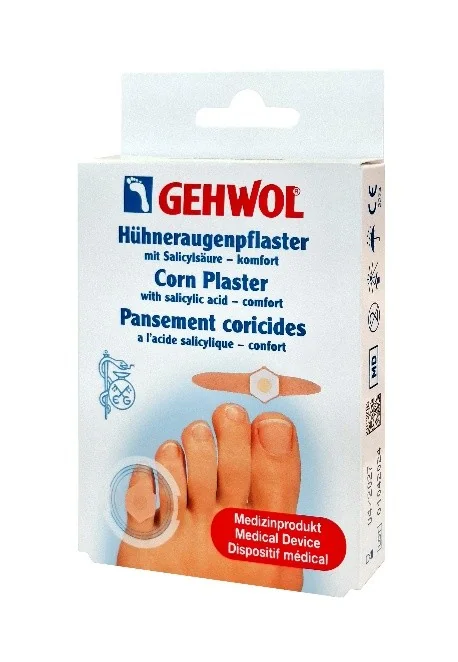 Gehwol plastry na odciski komfort z kwasem salicylowym, 8 sztuk