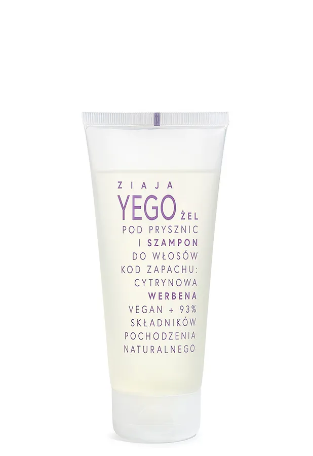 Ziaja Yego Żel pod prysznic i szampon do włosów Cytrynowa werbena, 200 ml