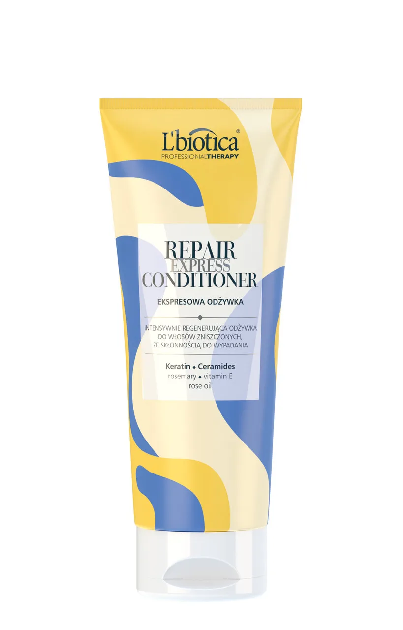 L'biotica Express Mask Repair Professional Therapy, odżywka do włosów wypadających i zniszczonych, 200 ml