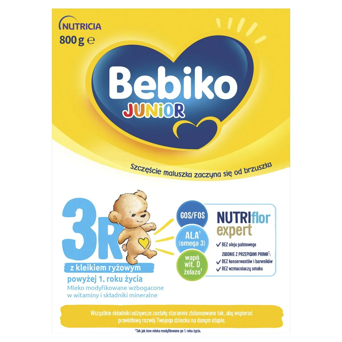 Bebiko Junior 3R Mleko modyfikowane dla dzieci powyżej 1. roku życia, 800 g (2 x 400 g) 