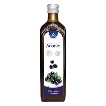 Oleofarm Sok z Aronii z Witaminą C suplement diety, 490 ml