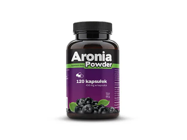 Aronia Powder Pharmovit, suplement diety, 120 kapsułek