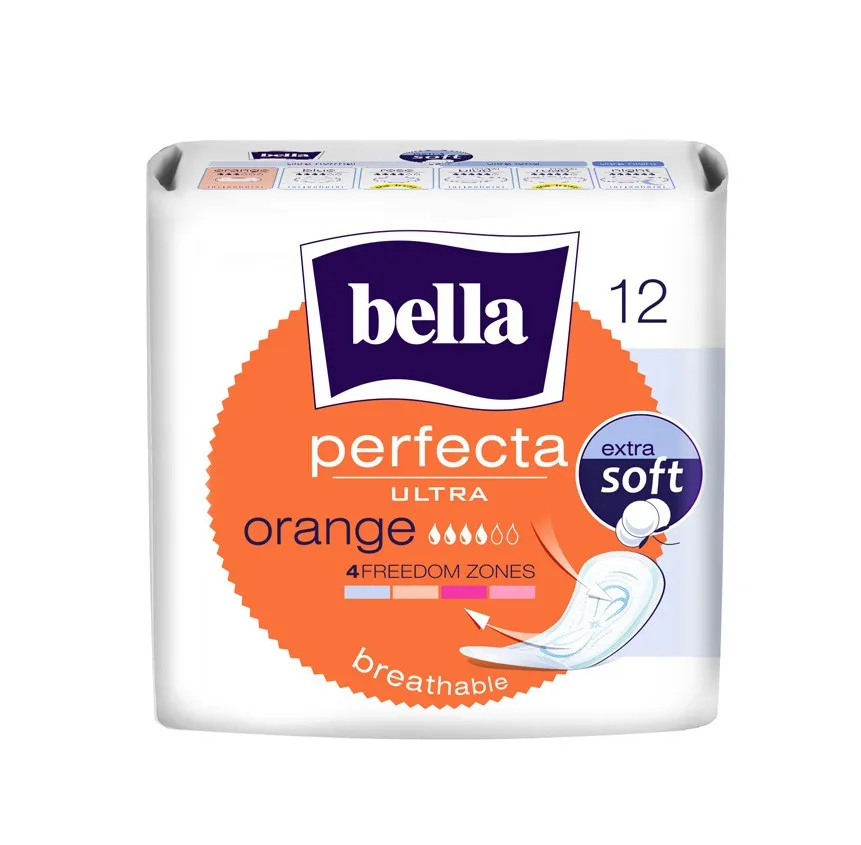 Bella Perfecta Ultra Orange, podpaski, 12 sztuk