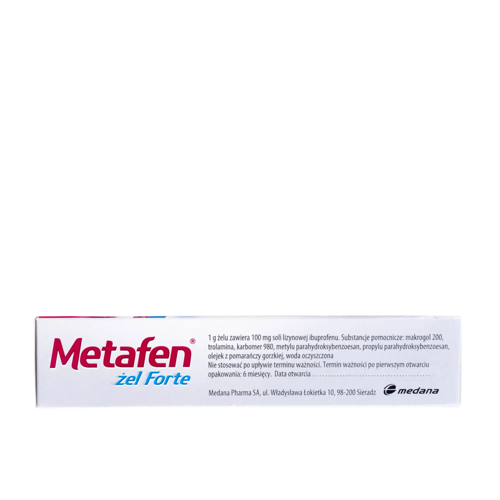 Metafen Żel Forte 100mg/g - żel przeciwbólowy i przeciwzapalny, 50 g 