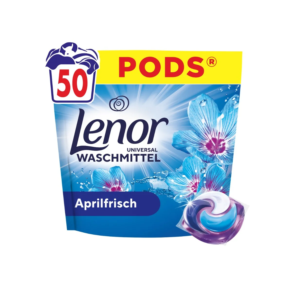 Lenor PODS® Universal Aprilfrisch kapsułki do prania, 50 sztuk