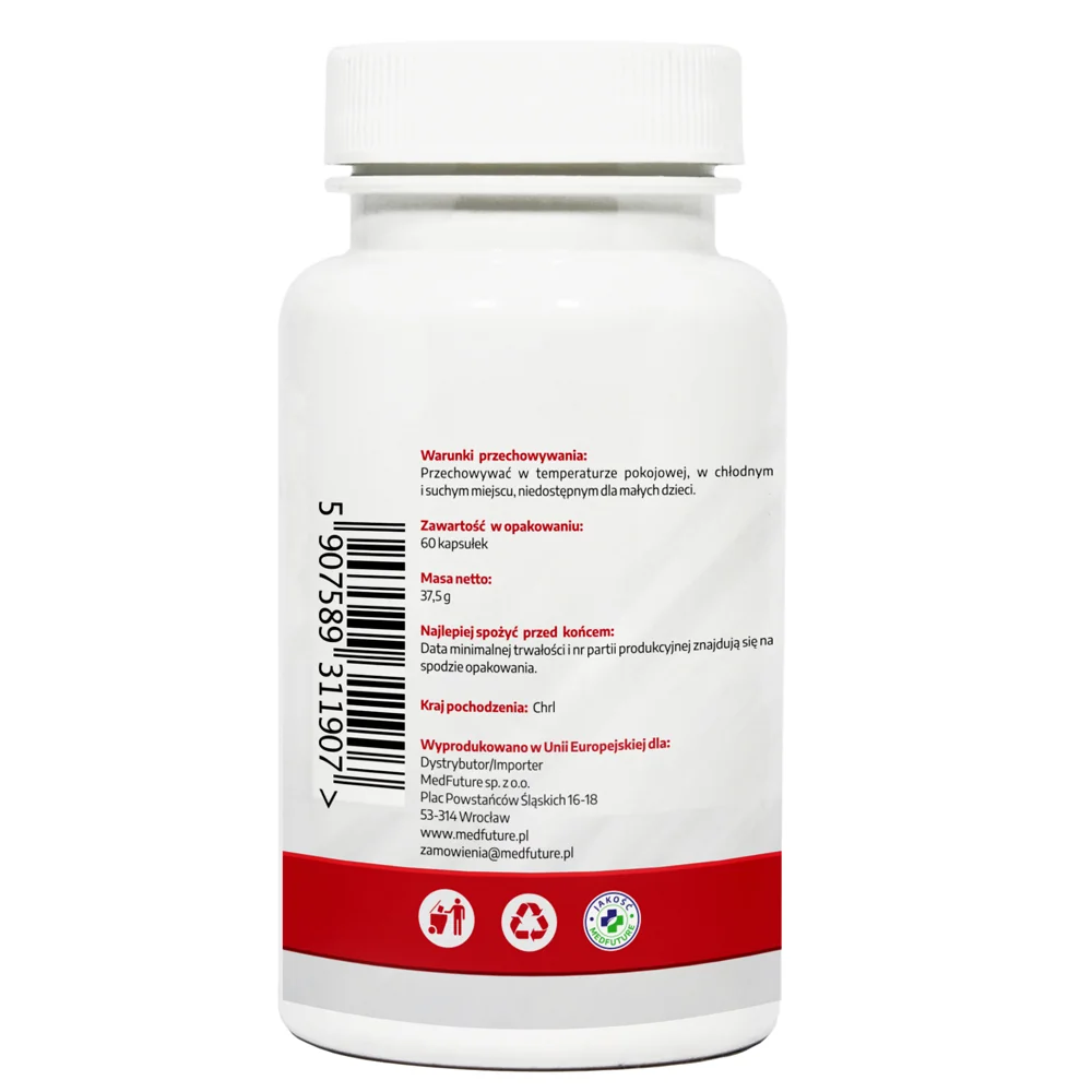 MedFuture NAC N-acetylo-L-cysteina 500 mg 60 kapsułek