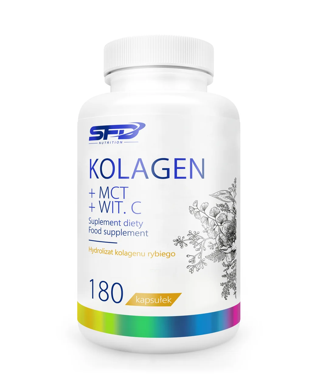 SFD kolagen + MCT + wit. C 180 kapsułek