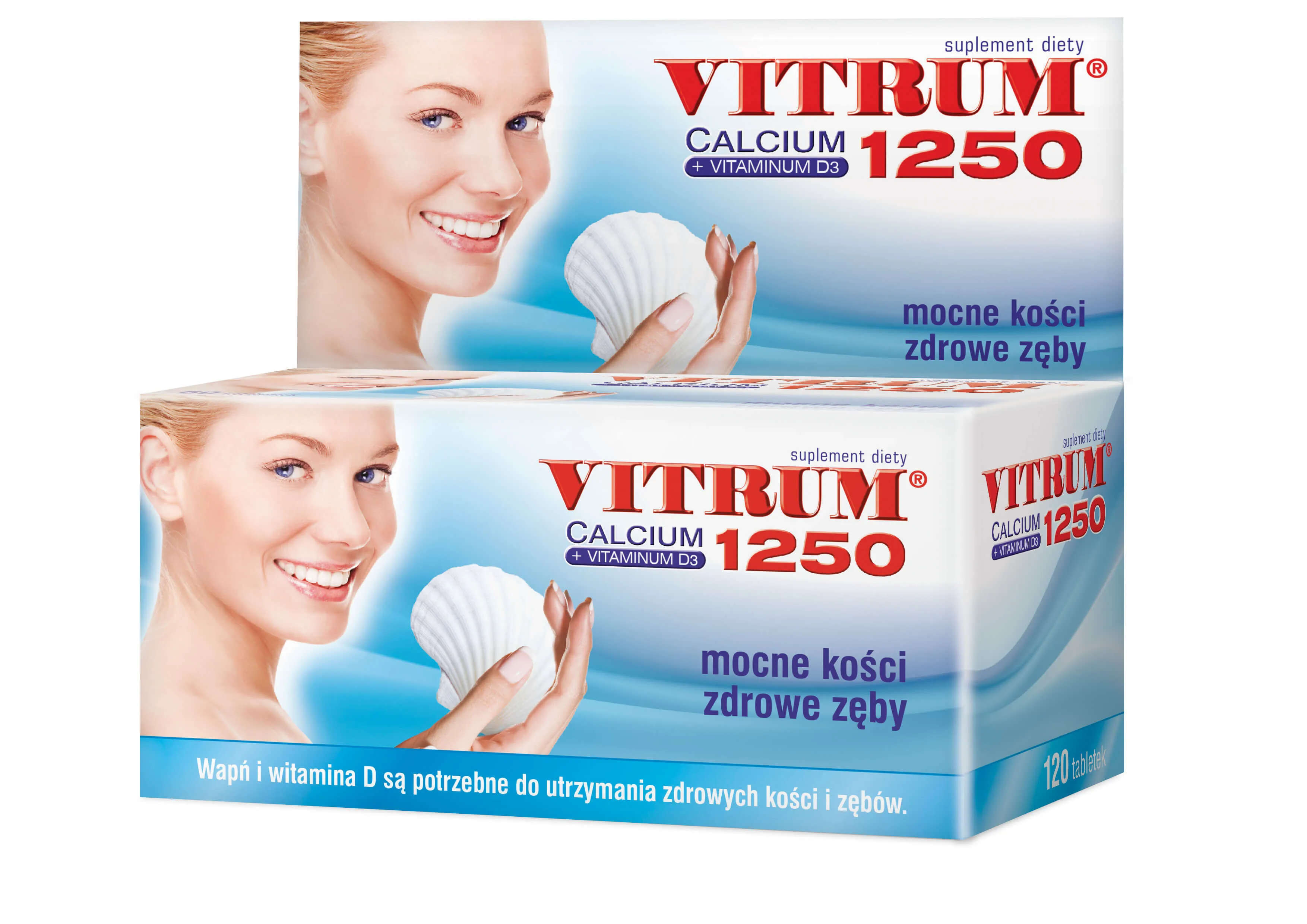 Vitrum Calcium 1250+ Vitaminium D3  120 tabletek