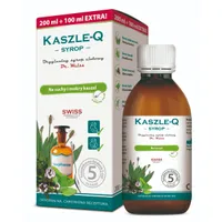 Novascon Kaszle-Q syrop ziołowy na suchy i mokry kaszel, 300 ml