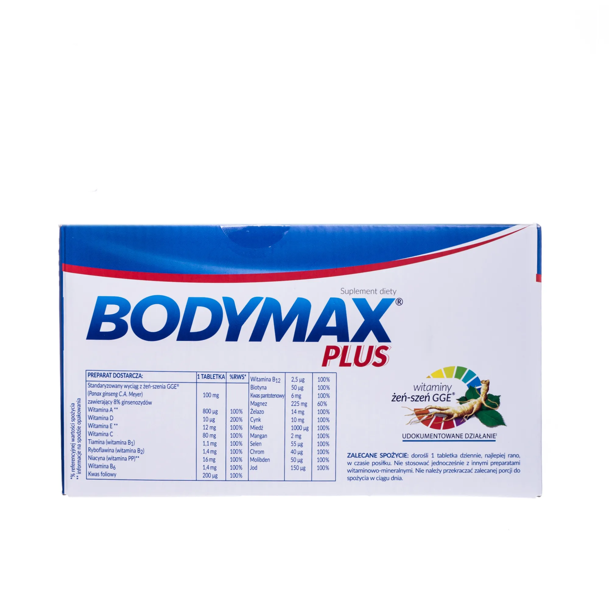 Bodymax Plus, suplement diety, 600 tabletek 