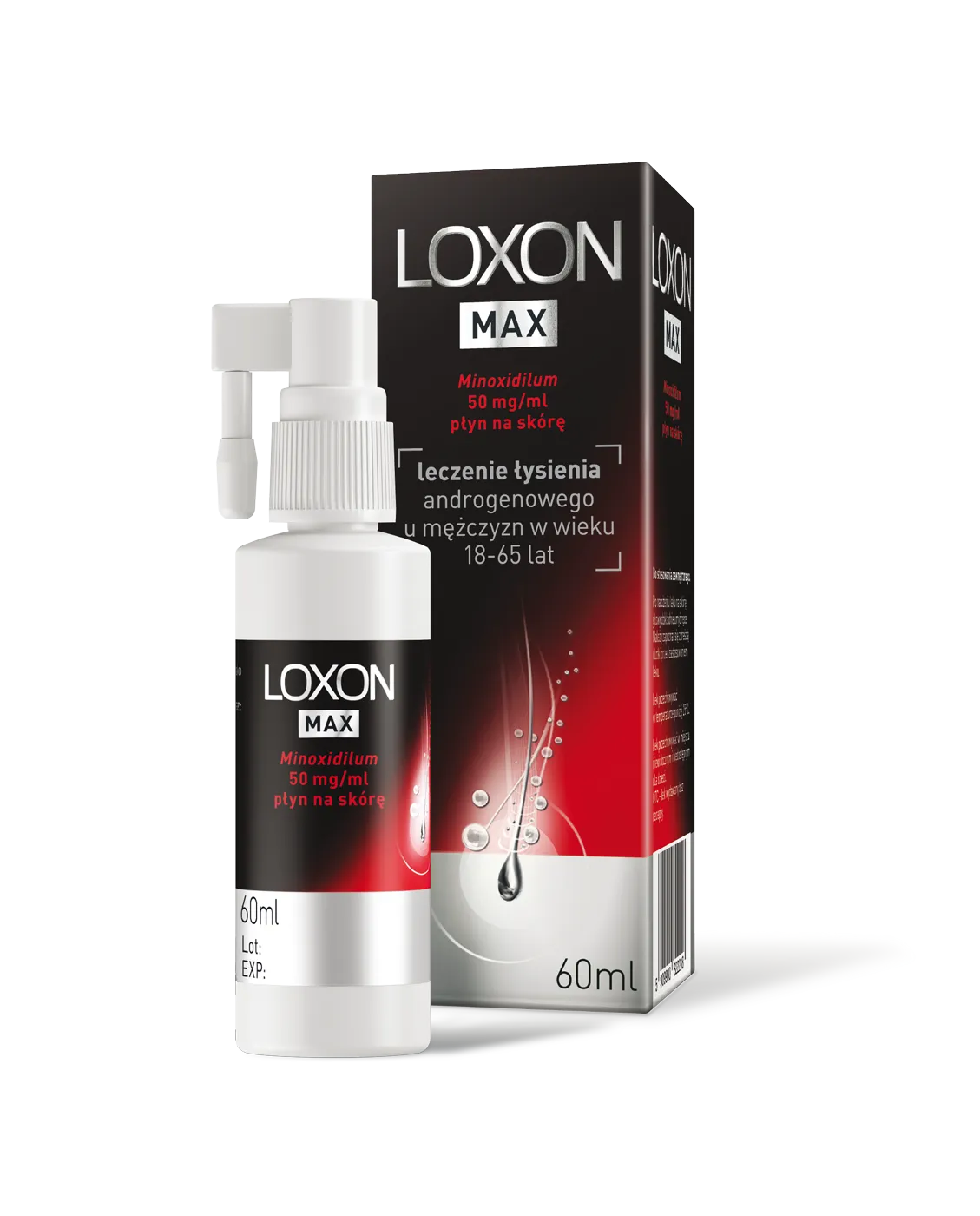 Loxon Max, płyn na skórę, 60 ml