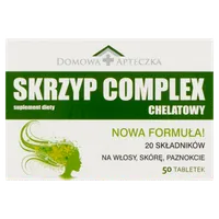 Domowa Apteczka Skrzyp Complex Chelatowany, suplement diety, 50 tabletek