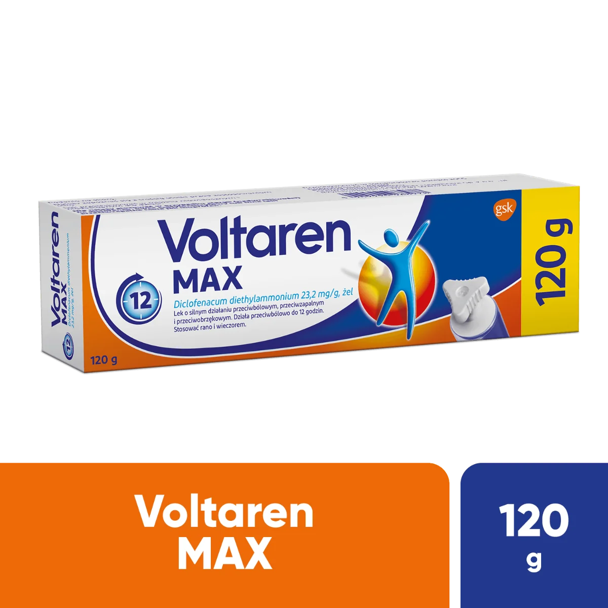 Voltaren Max, 23,2 mg/g, żel, 120 g