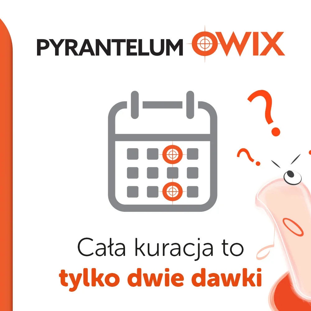 Pyrantelum Owix 250 mg, 3 tabletki 