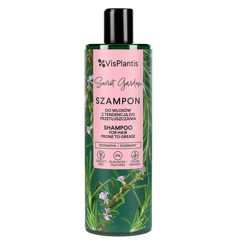 Vis Plantis szampon do włosów z tendencją do przetłuszczania, rozmaryn, 400 ml