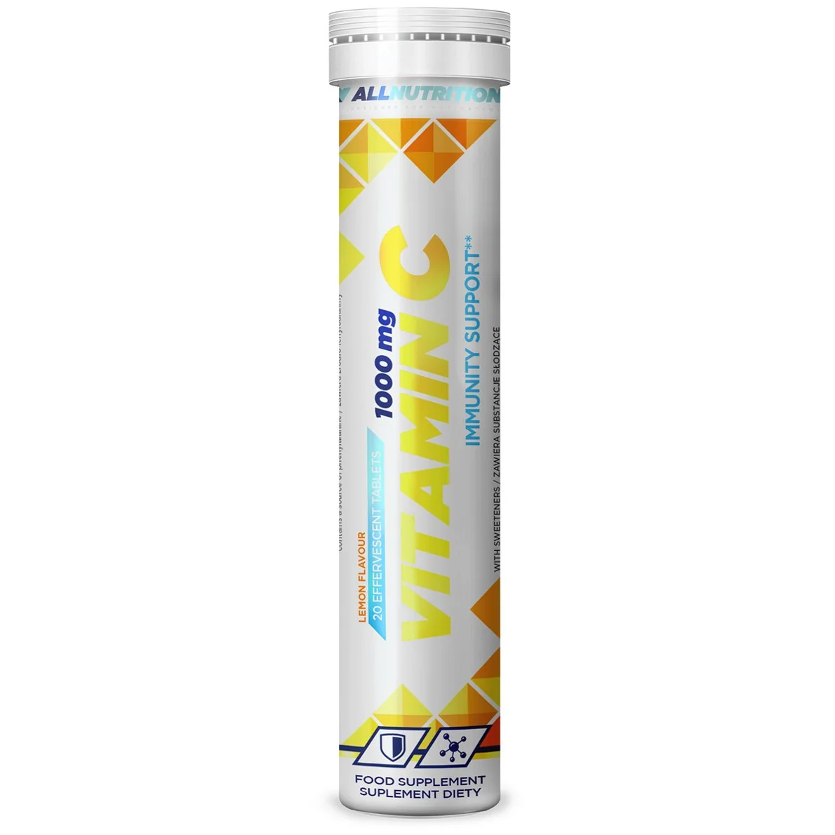 ALLNUTRITION Vitamin C musujące lemon 20 szt.