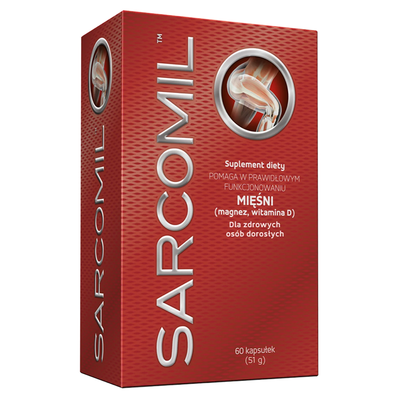 Sarcomil suplement diety, 60 kapsułek