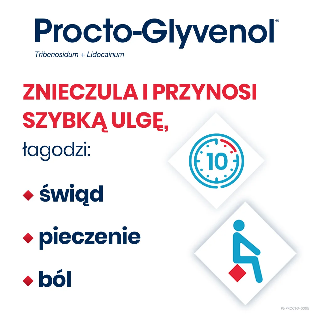 Procto-Glyvenol 50 mg + 20 mg/g, krem doodbytniczy, 30 g