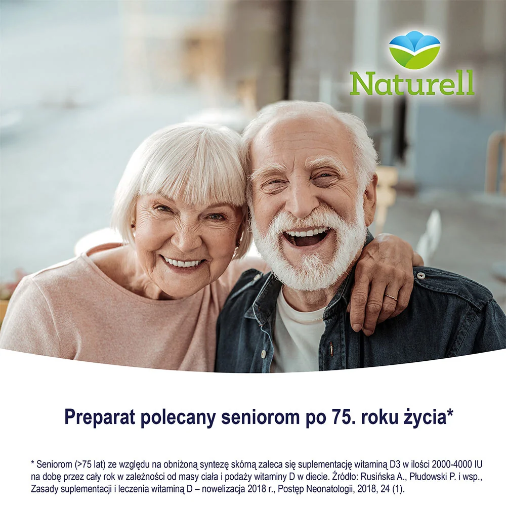 Naturell Witamina D3 4000 60 tabletek do ssania