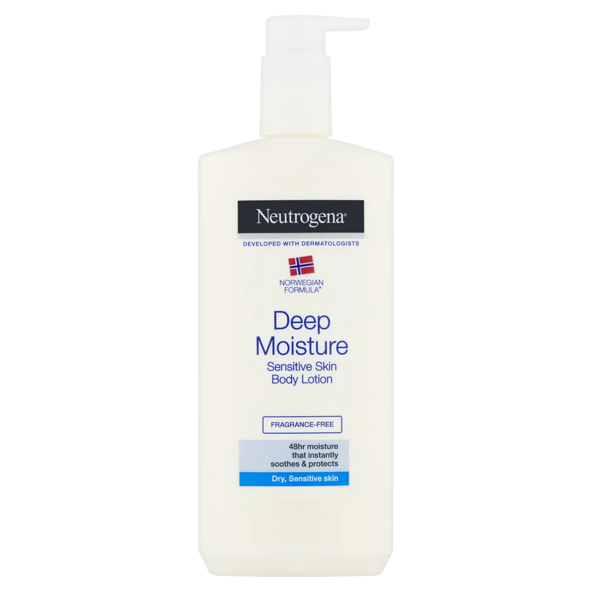 Neutrogena Formuła Norweska głęboko nawilżający balsam do skóry wrażliwej i suchej, 400 ml