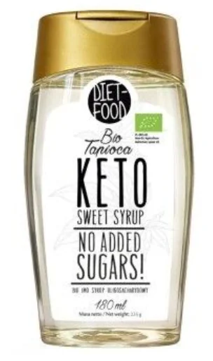 DIET-FOOD Syrop z Tapioki Keto Bio 180 ml