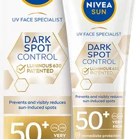 Nivea Sun UV Face Specialist Dark Spot Control Luminous 630 odświeżający fluid przeciwsłoneczny do twarzy przeciw przebarwieniom SPF 50+, 40 ml