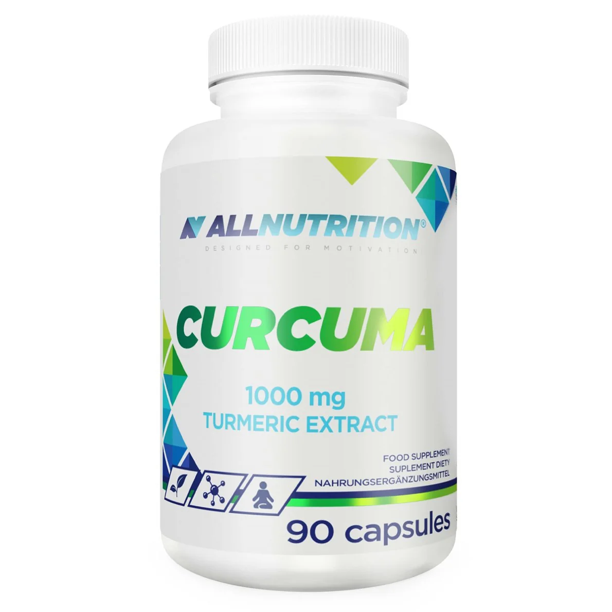 ALLNUTRITION Curcuma ekstrakt z kurkumy w kapsułkach 90 szt.