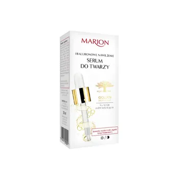 Marion Golden Skin, hiaulronowe nawilżające serum do twarzy, szyi, dekoltu, 20 ml 