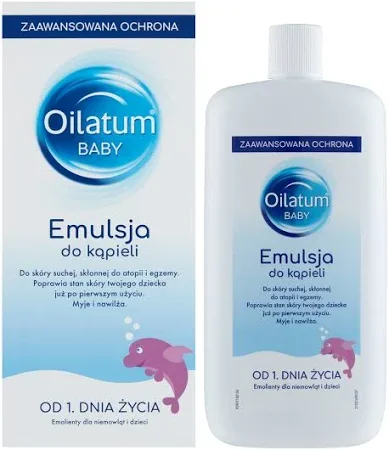 Oilatum Baby emulsja do kapieli dla niemowląt od 1 dnia życia, 500 ml