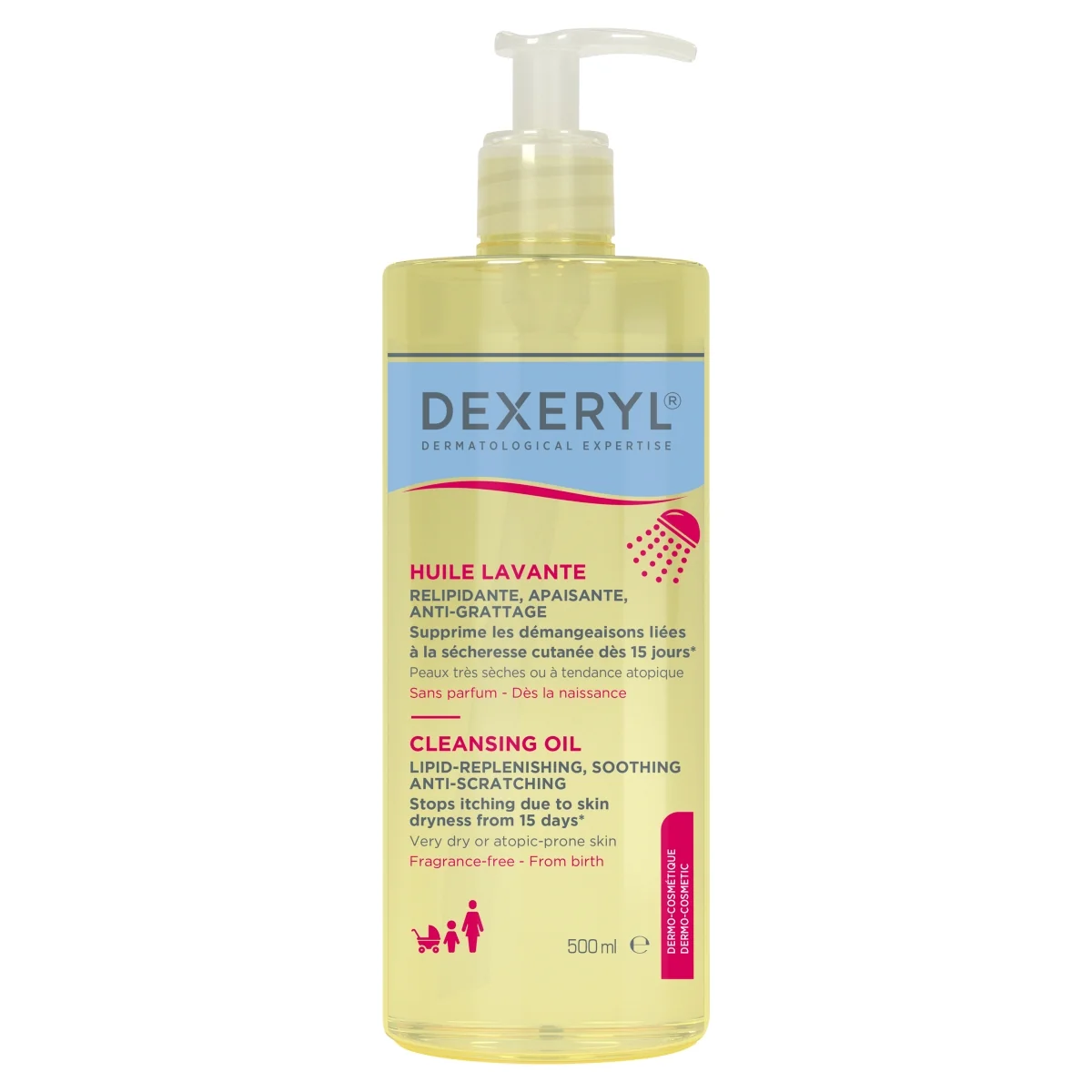 Dexeryl Olejek do mycia, 500 ml