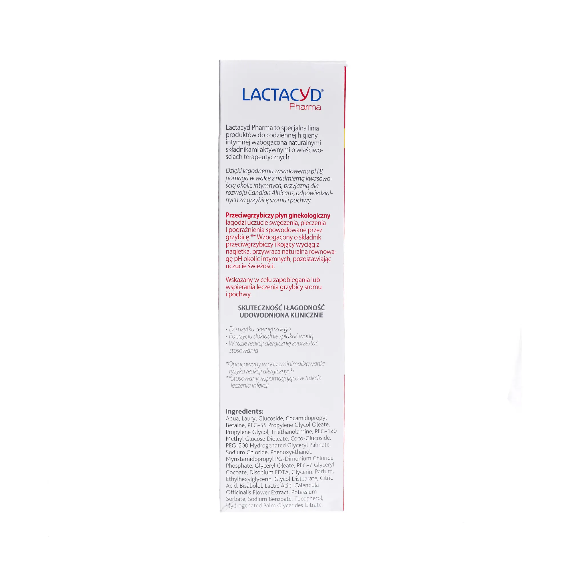 Lactacyd Pharma, płyn ginekologiczny przeciwgrzybiczy, 250ml 