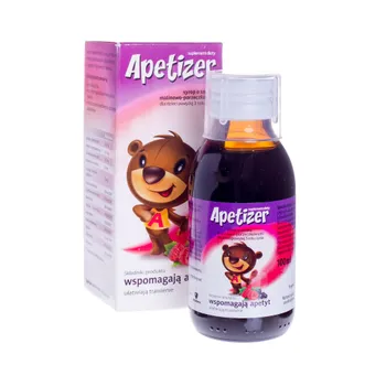 Apetizer Junior, syrop o smaku malinowo-porzeczkowym, 100 ml 