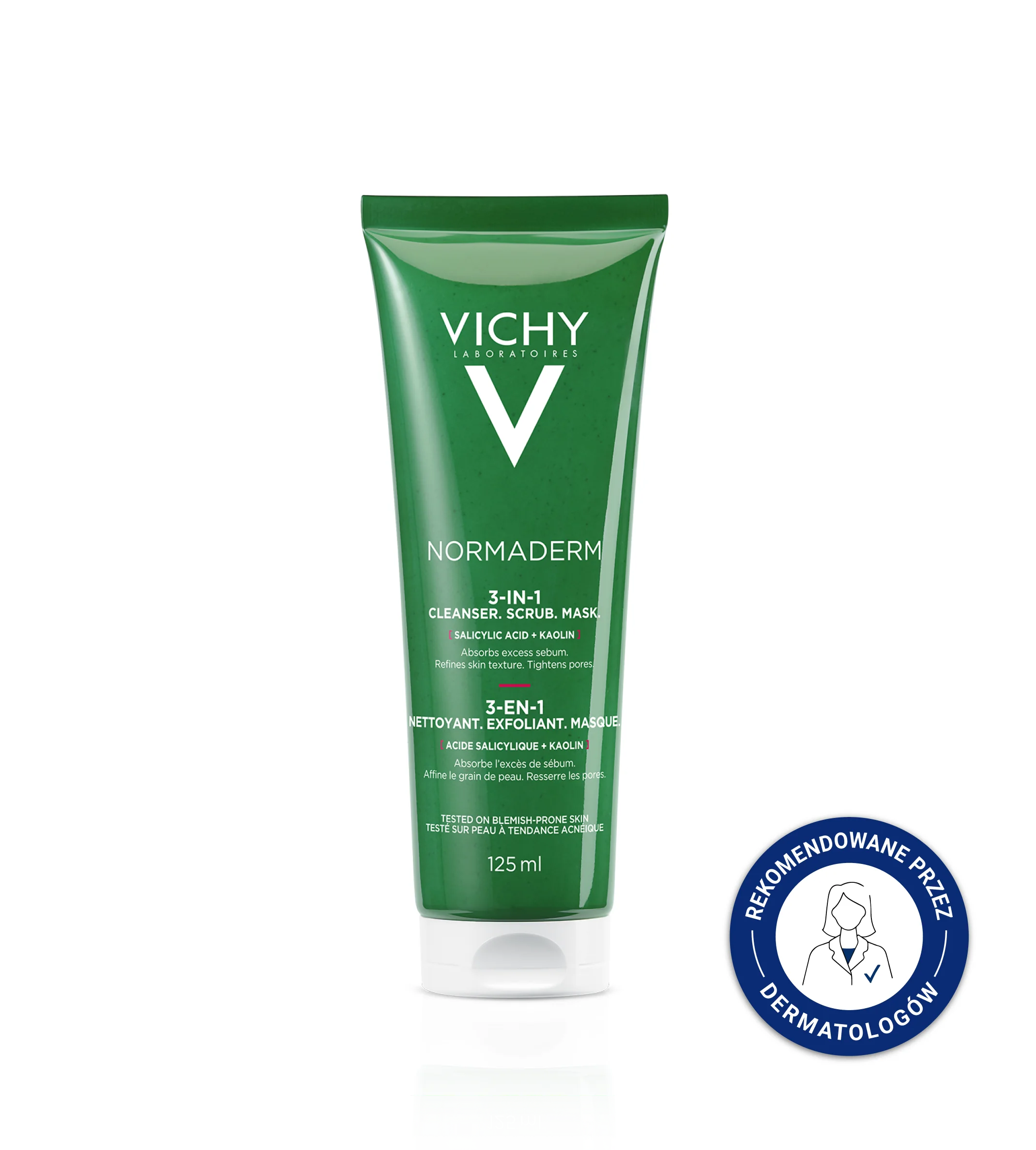 Vichy Normaderm preparat oczyszczający 3w1, 125 ml