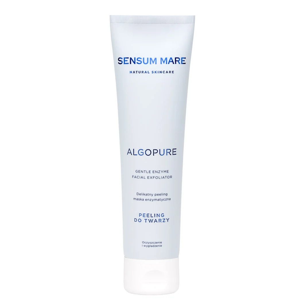 Sensum Mare Algopure delikatny peeling – maska enzymatyczna o działaniu oczyszczającym i wygładzającym, 100 ml