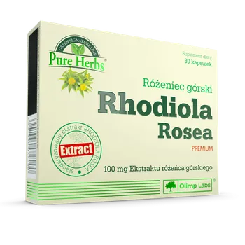 Rhodiola Rosea Premium, suplement diety, 30 kapsułek 