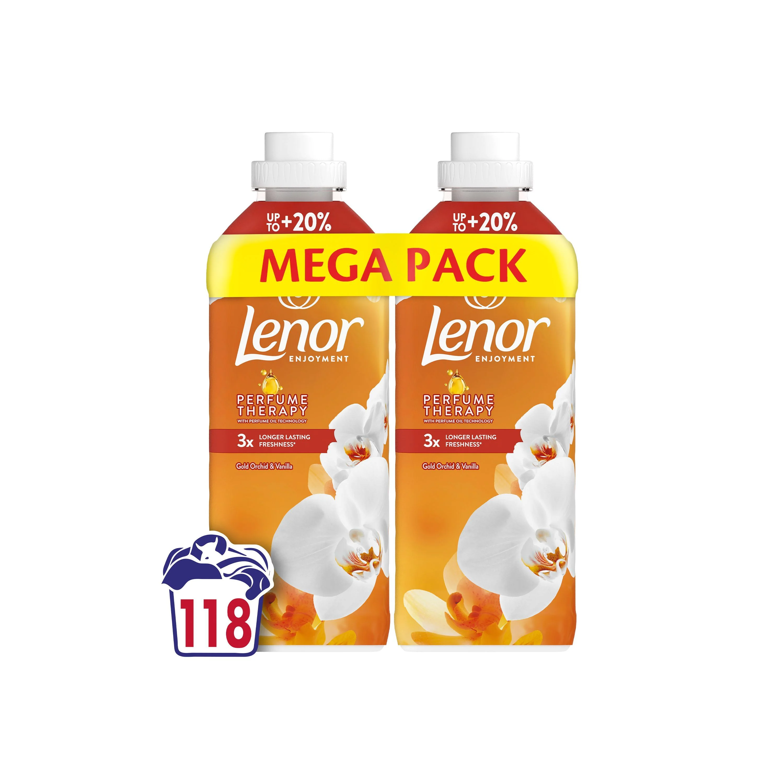 Lenor Orchid & Vanilla płyn do płukania tkanin, 118 prań