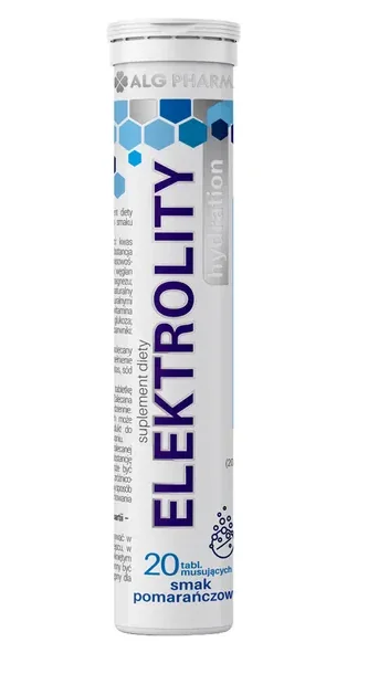 Alg Pharma Elektrolity Hydration 20 tabletek musujących