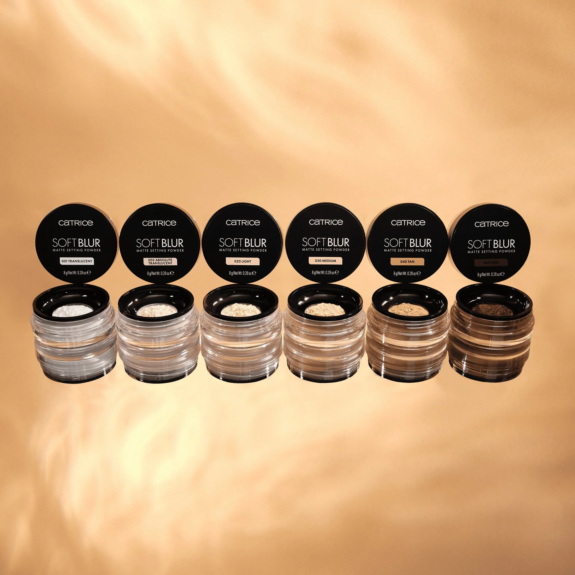 CATRICE Soft Blur Matte Setting Powder puder sypki utrwalający 001 Translucent, 8 g
