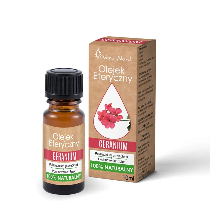 Vera Nord Olejek eteryczny geranium, 10 ml