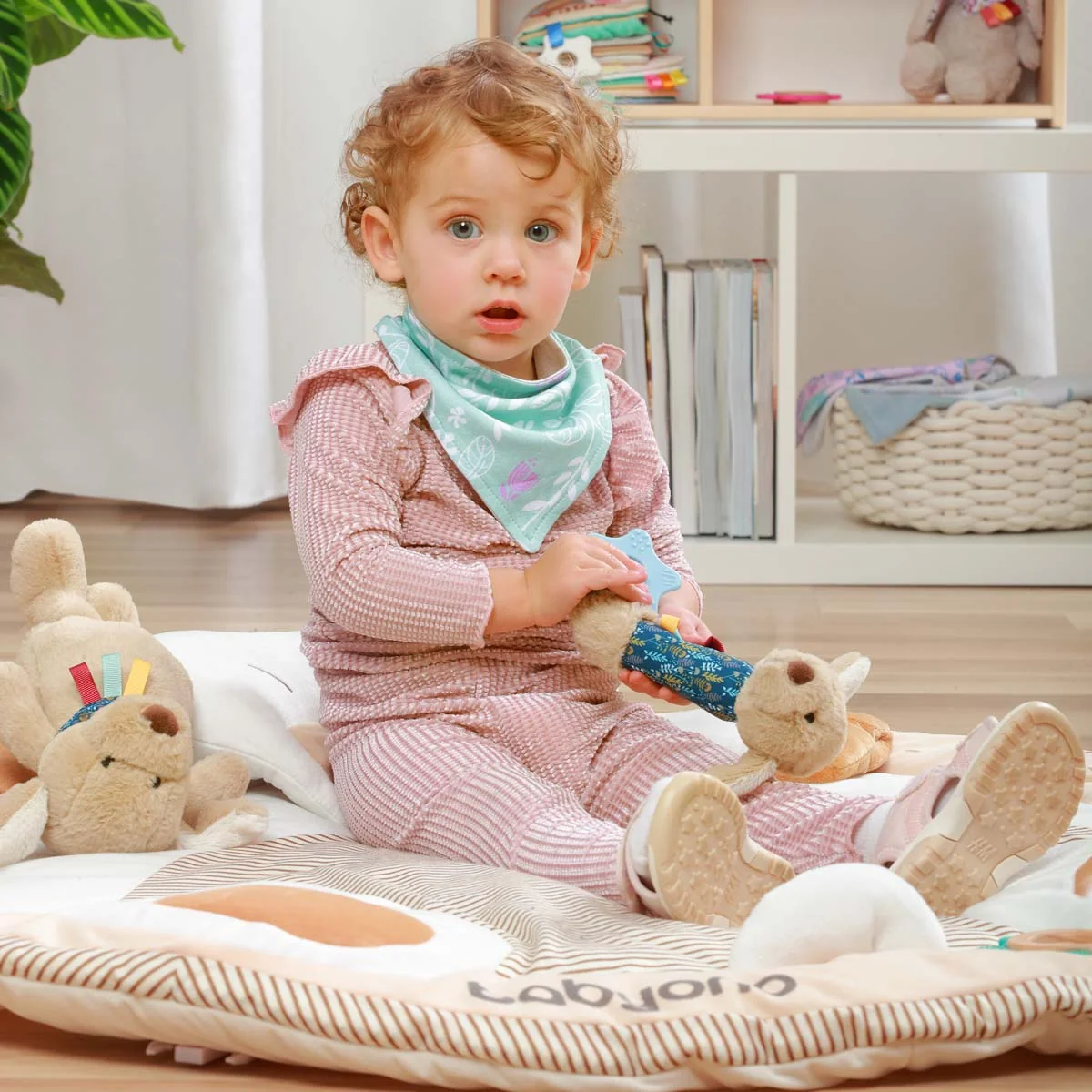 Babyono Rabbit Milly piszczek z gryzakiem, 1 szt.