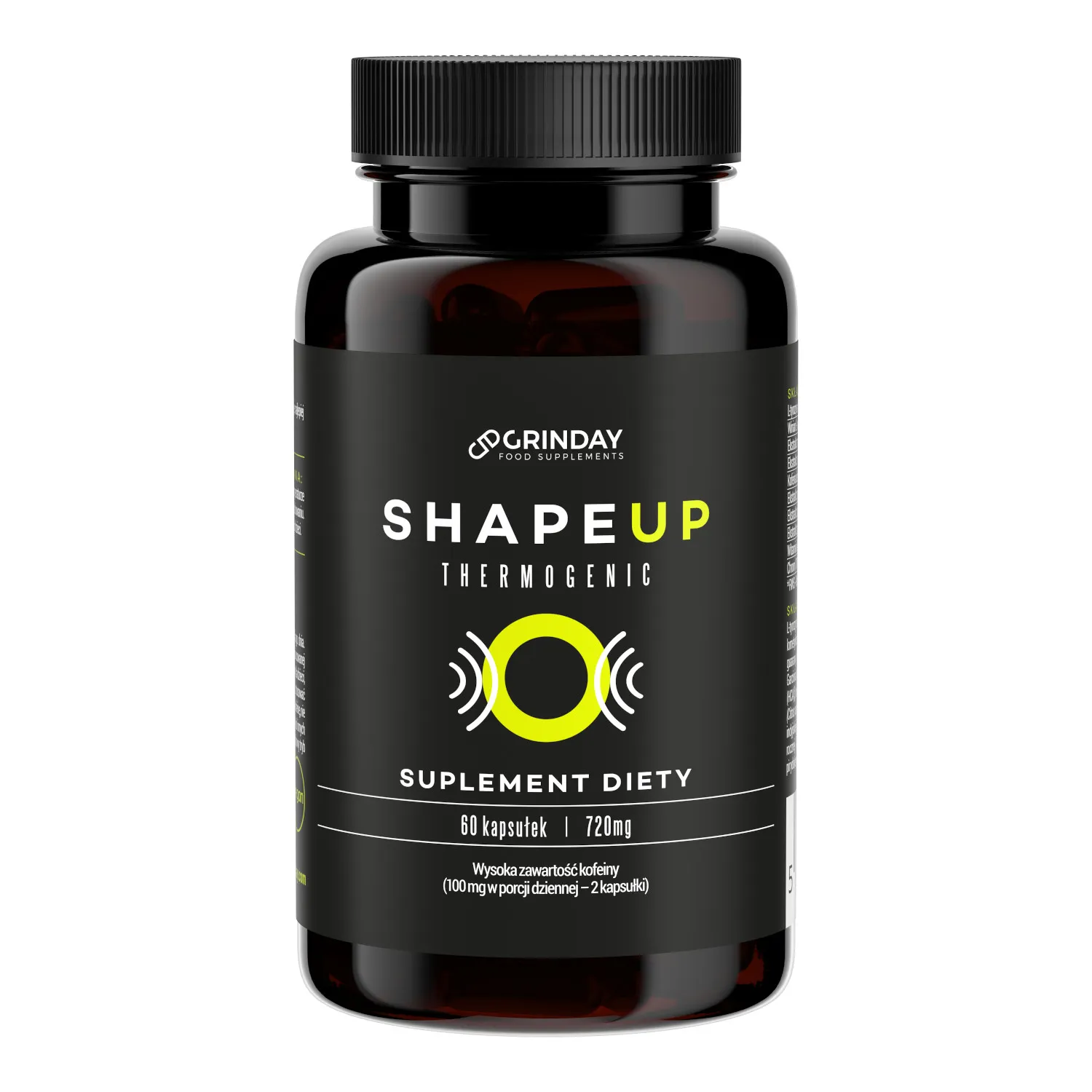 Shape Up Thermogenic, suplement diety, 720 mg, 60 kapsułek