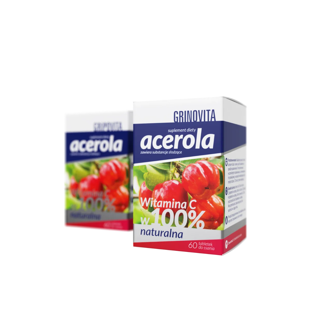 Acerola Grinovita 60 tabletek do ssania