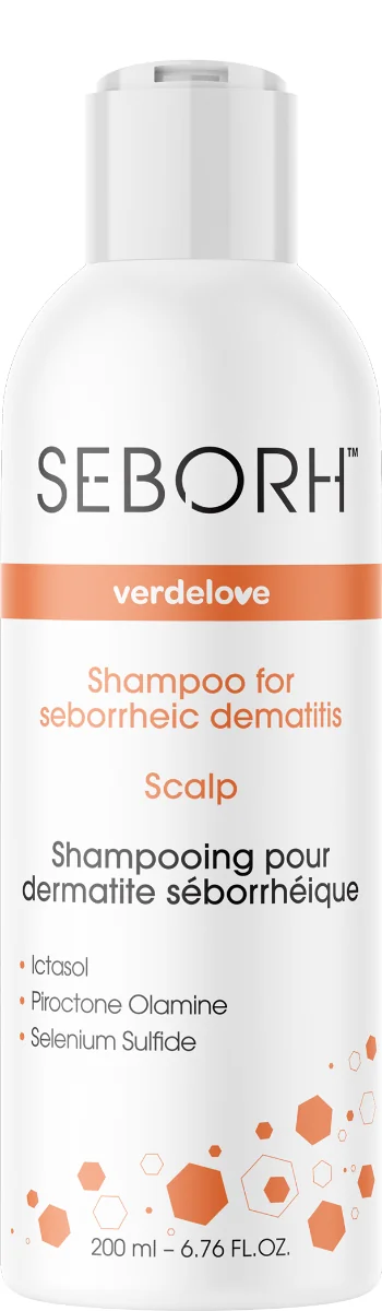 Verdelove Seborh Szampon na łojotokowe zapalenie skóry głowy, 200 ml