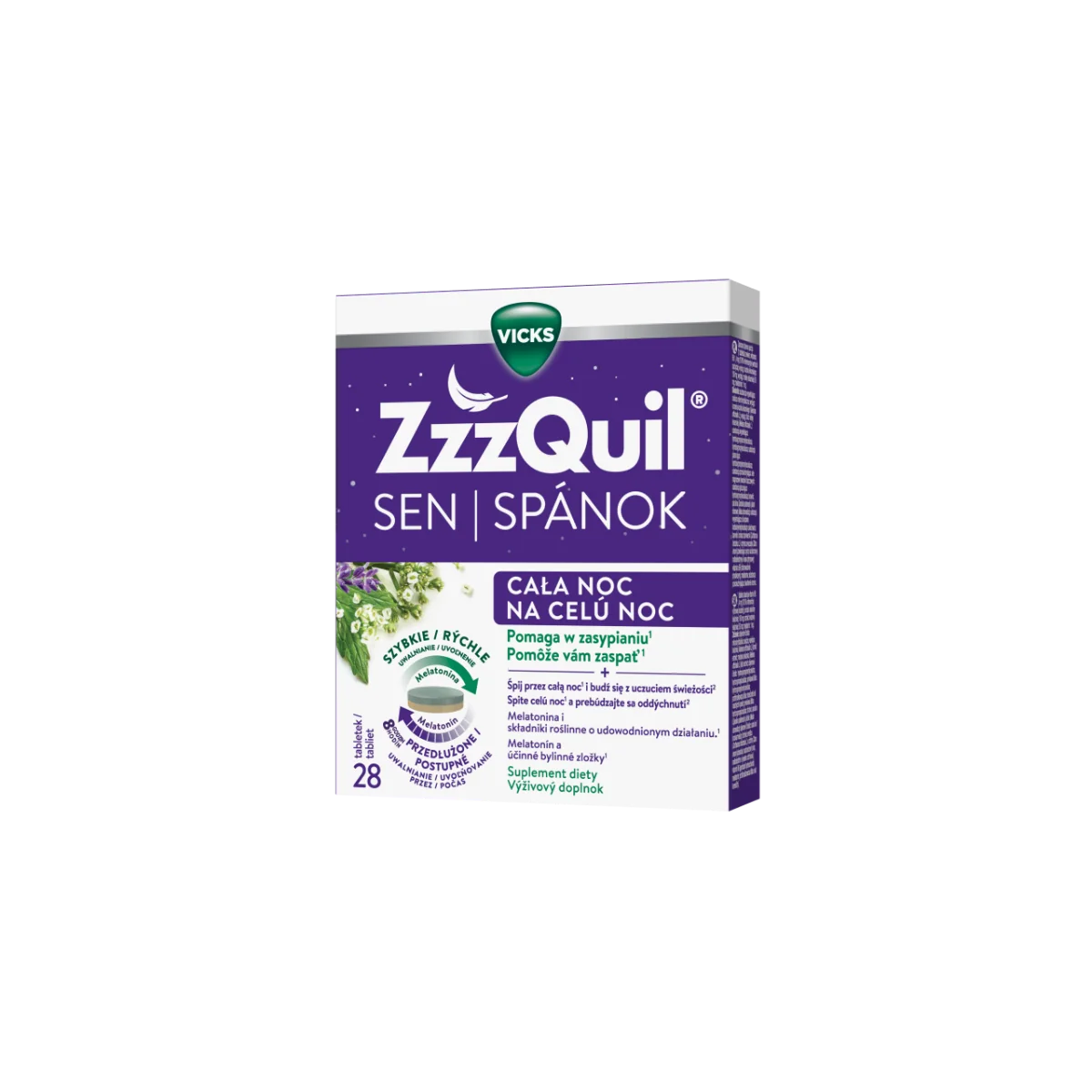 ZzzQuil Sen Cała Noc 28 tabletek