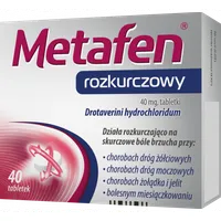 Metafen Rozkurczowy 40 mg, 40 tabletek