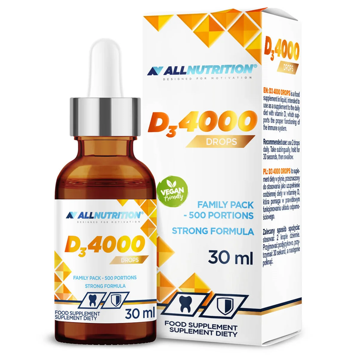 Allnutrition Witamina D3 4000 Drops 30 ml
