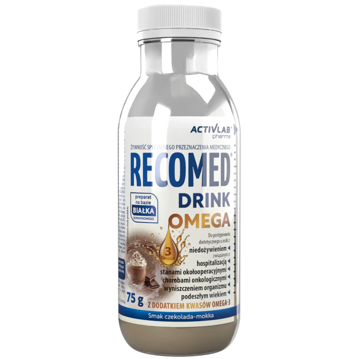 Activlab Pharma Recomed® Drink Omega smak czekolada-mokka, 75 g