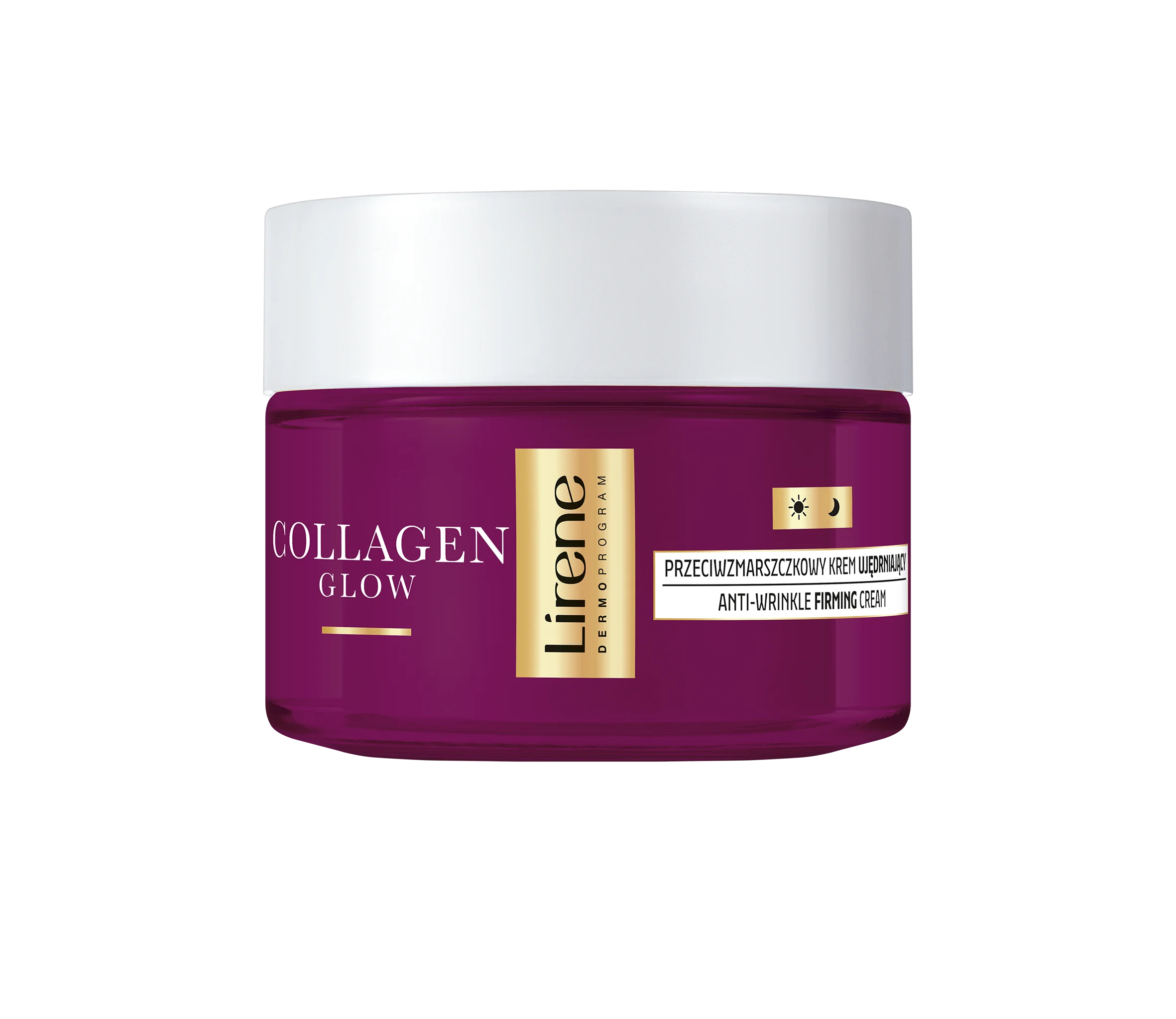 Lirene Collagen Glow przeciwzmarszczkowy krem ujędrniający 60+, 50 ml