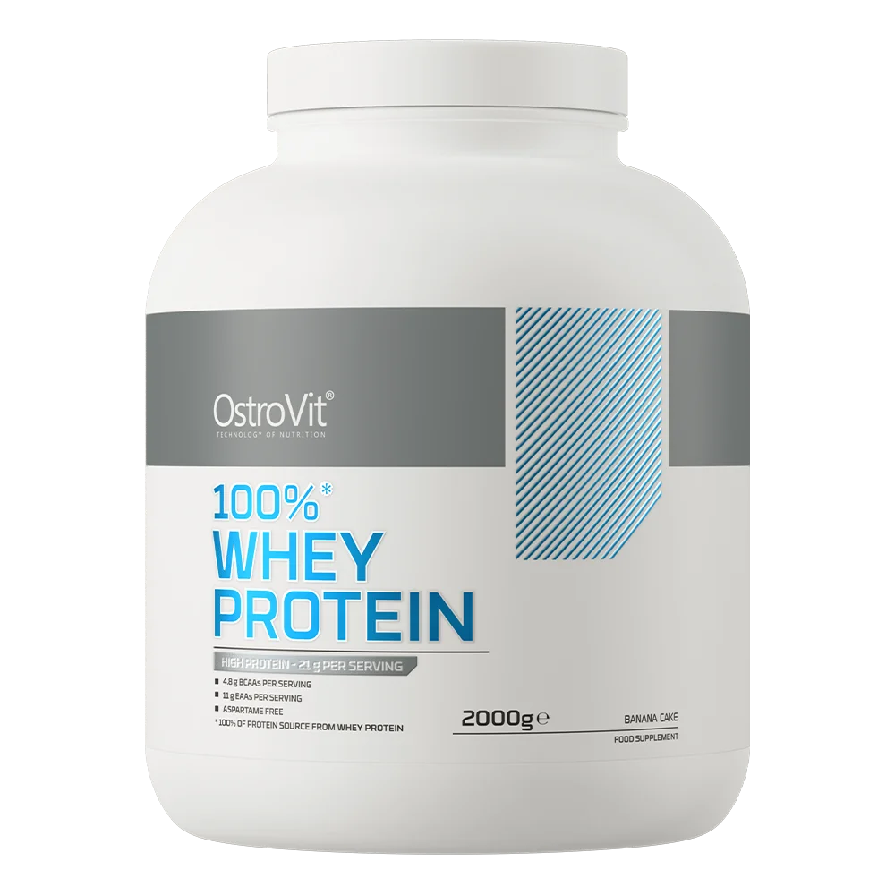 OstroVit 100% Whey Protein ciasto bananowe, 2000 g
